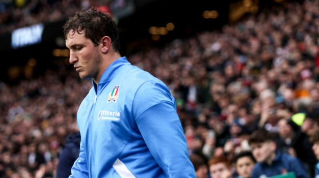 michele-lamaro-leads-his-team-out-before-the-game