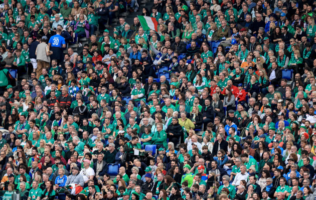 a-view-of-the-large-amount-of-irish-fans-at-the-game