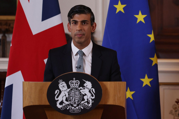 prime-minister-rishi-sunak-during-a-press-conference-with-european-commission-president-ursula-von-der-leyen-at-the-guildhall-in-windsor-berkshire-following-the-announcement-that-they-have-struck-a