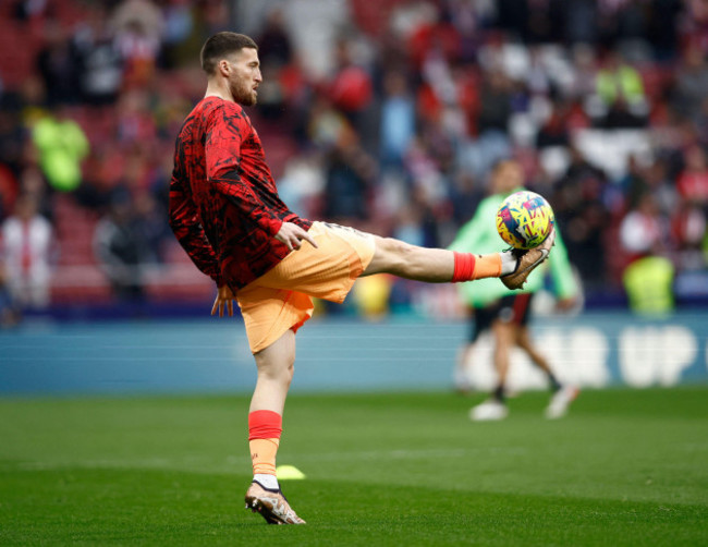 soccer-football-laliga-atletico-madrid-v-athletic-bilbao-metropolitano-madrid-spain-february-19-2023-atletico-madrids-matt-doherty-during-the-warm-up-before-the-match-reutersjuan-medina