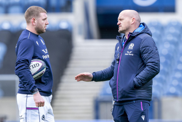 file-photo-dated-04-02-2022-of-scotlands-finn-russell-left-with-head-coach-gregor-townsend-russell-fell-foul-of-townsend-in-the-last-six-nations-for-breaking-team-protocols-when-he-went-on-a-night