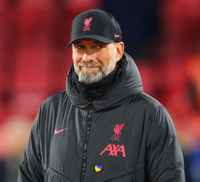 london-uk-25th-feb-2023-25-feb-2023-crystal-palace-v-liverpool-premier-league-selhurst-park-liverpool-manager-jurgen-klopp-during-the-premier-league-match-against-crystal-palace-picture-cre