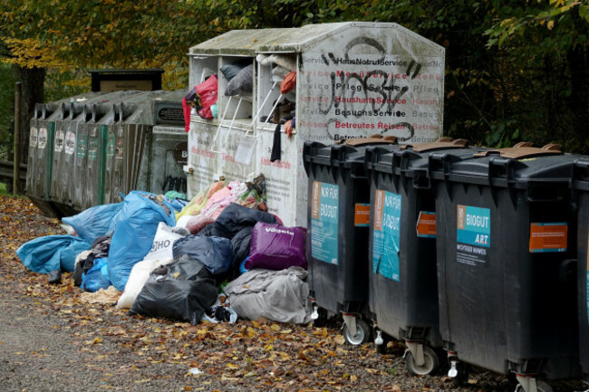 overfilled-containers-for-clothing-donations