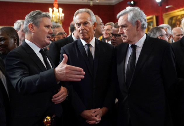 from-left-labour-leader-sir-keir-starmer-former-prime-ministers-tony-blair-and-gordon-brown-ahead-of-the-accession-council-ceremony-at-st-jamess-palace-london-london-saturday-sept-10-2022-wh