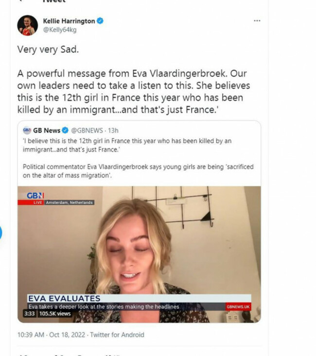 Kellie Harrington tweet