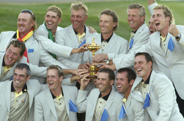 european-ryder-cup-golfers-pose-with-the-ryder-cup-after-they-defeated-the-u-s-at-the-35th-ryder-cup-matches-in-bloomfield-michigan-september-19-2004-europe-defeated-the-u-s-18-12-to-9-12-to-wi
