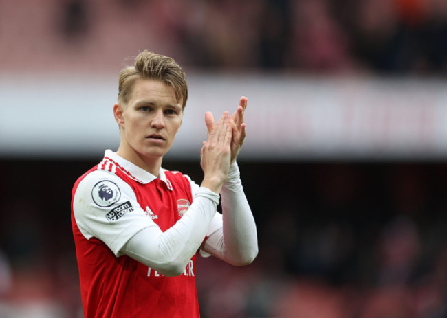 london-uk-1st-apr-2023-martin-odegaard-of-arsenal-during-the-premier-league-match-at-the-emirates-stadium-london-picture-credit-should-read-david-kleinsportimage-credit-sportimagealamy-live