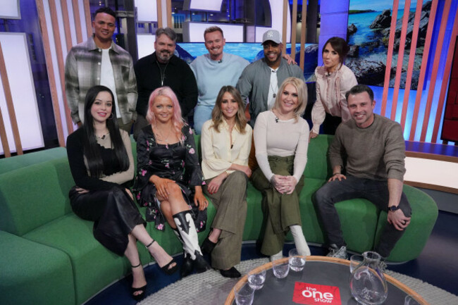 file-photo-dated-1322023-of-presenters-jermaine-jenas-back-left-and-alex-jones-back-right-with-left-to-right-tina-barrett-paul-cattermole-hannah-spearritt-jon-lee-rachel-stevens-bradley-m