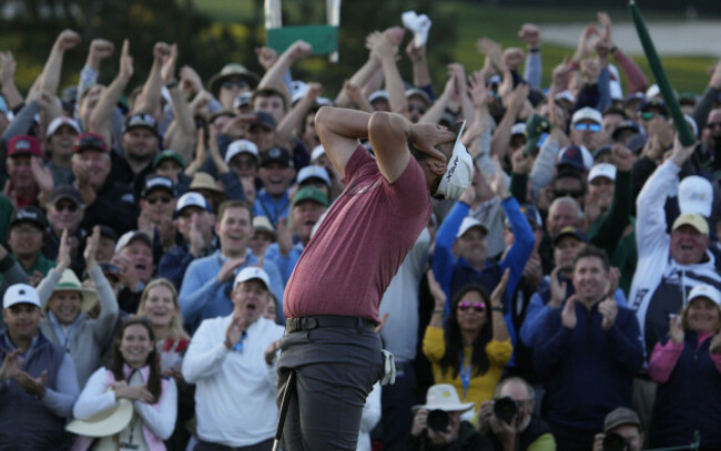 augusta-united-states-09th-apr-2023-jon-rahm-celebrates-after-winning-the-87th-masters-tournament-at-augusta-national-golf-club-in-augusta-georgia-on-sunday-april-9-2023-rahm-finished-12-under