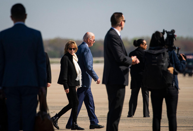 joint-base-andrews-maryland-usa-11th-apr-2023-united-states-president-joe-biden-and-his-sister-valerie-biden-owens-walk-to-board-air-force-one-at-joint-base-andrews-maryland-us-on-tuesday-a