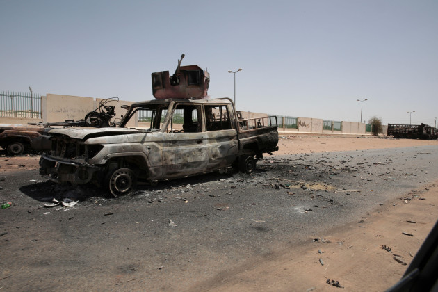 destroyed-military-vehicles-are-seen-in-southern-in-khartoum-sudan-thursday-april-20-2023-the-latest-attempt-at-a-cease-fire-between-the-rival-sudanese-forces-faltered-as-gunfire-rattled-the-capi