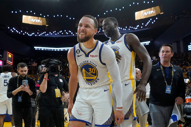 golden-state-warriors-guard-stephen-curry-30-celebrates-with-forward-draymond-green-after-the-warriors-defeated-the-sacramento-kings-in-game-4-in-the-first-round-of-the-nba-basketball-playoffs-in-sa