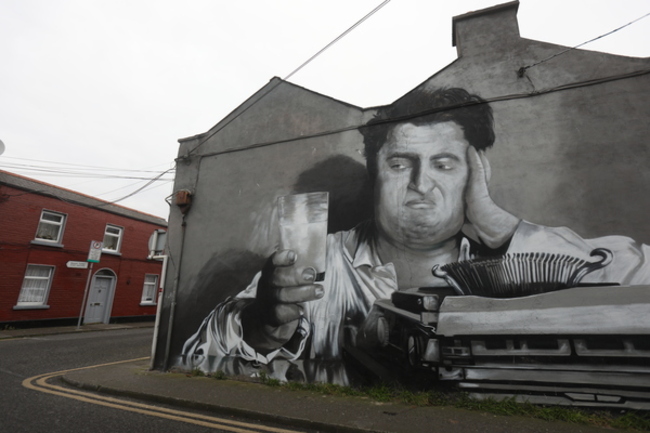 Brendan Behan Mural202302110531