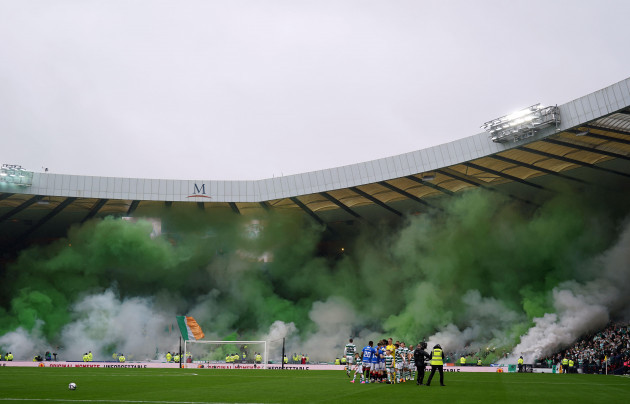 fans-let-off-flares-in-the-stands-during-the-scottish-cup-semi-final-match-at-hampden-park-glasgow-picture-date-sunday-april-30-2023