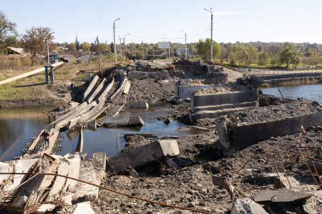a-collapsed-bridge-was-likely-destroyed-by-ukrainian-forces-to-remove-the-strategic-advantage-of-russian-federation-forces-in-the-city-of-bakhmut-bakhmut-has-been-one-of-the-worst-shelled-cities-on-t