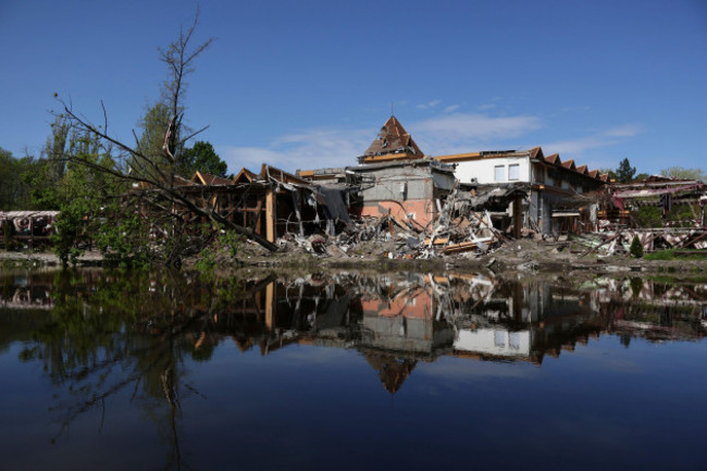 a-view-of-the-remains-of-the-sunrise-park-hotel-following-russian-shelling-in-zaporizhia-ukraine-friday-may-5-2023-ap-photoandriyenko-andriy