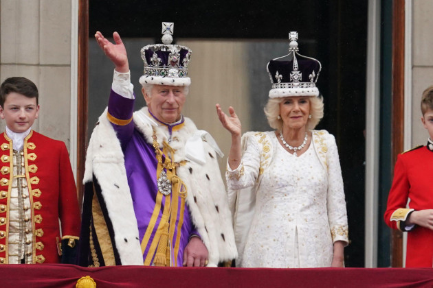 king-charles-iii-and-queen-camilla-on-the-balcony-of-buckingham-palace-london-following-the-coronation-picture-date-saturday-may-6-2023