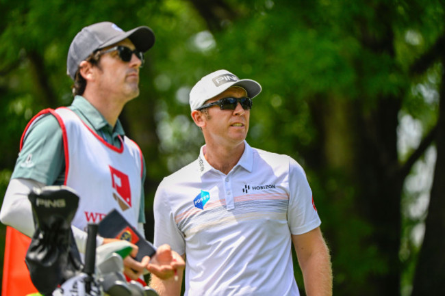 charlotte-nc-may-05-seamus-power-irl-looks-over-his-tee-shot-on-2-during-rd2-of-the-wells-fargo-championship-at-quail-hollow-club-on-may-5-2023-in-charlotte-north-carolina-photo-by-ken-murra