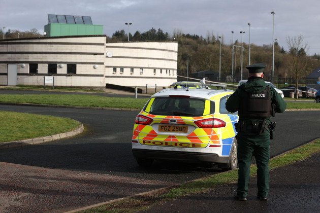 file-photo-dated-230223-of-an-officer-of-the-police-service-of-northern-ireland-psni-on-duty-near-the-sports-complex-in-the-killyclogher-road-area-of-omagh-co-tyrone-where-off-duty-psni-detectiv