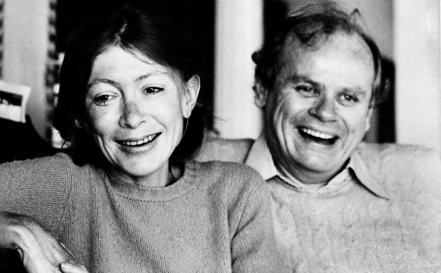 authors-joan-didion-left-and-her-husband-john-dunne-are-shown-during-an-interview-in-their-malibu-home-ca-in-december-1977-didion-made-the-best-seller-list-with-her-fourth-book-a-book-of-com