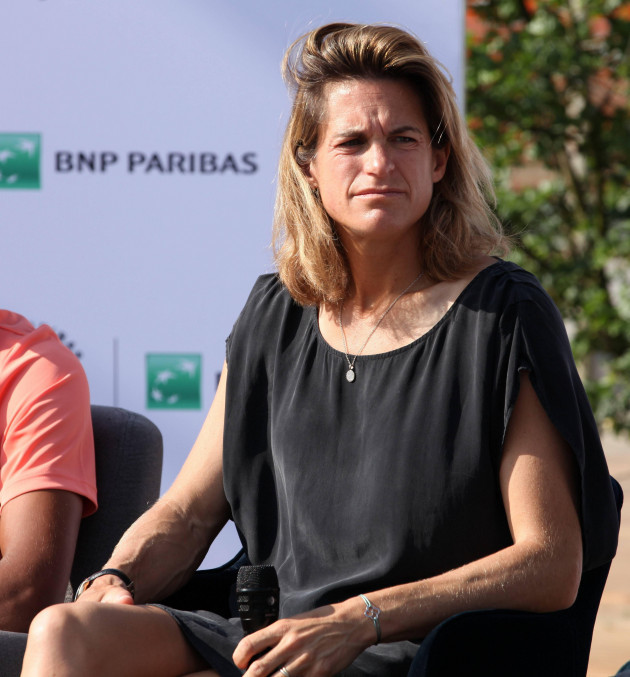 paris-france-28th-may-2023-roland-garros-paris-france-day-1-at-the-french-open-tennis-championships-amelie-mauresmo-credit-action-plus-sports-imagesalamy-live-news