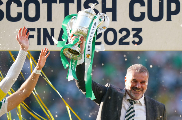 celtic-manager-angelos-postecoglou-with-the-scottish-cup-following-the-scottish-cup-final-at-hampden-park-glasgow-picture-date-saturday-june-3-2023