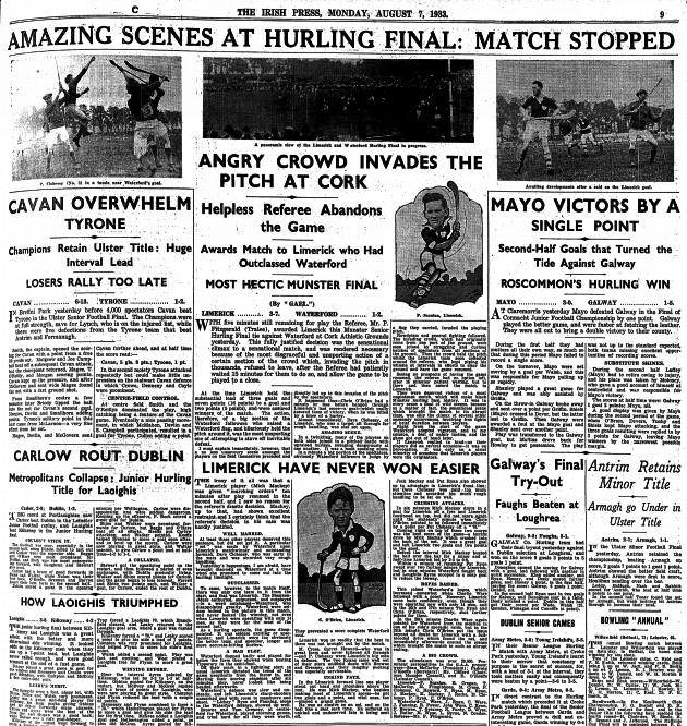 Irish Press 1931-1995, Monday, August 07, 1933 - Page 7