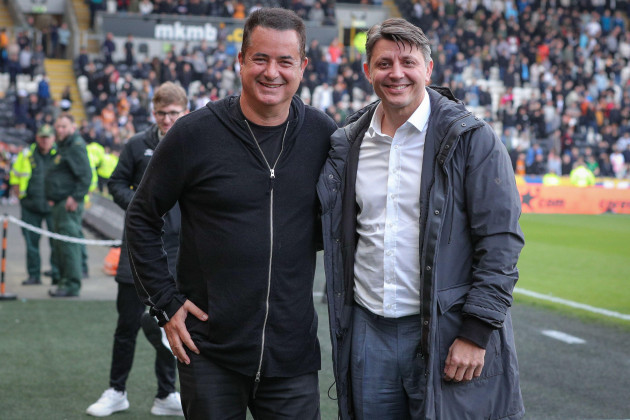 hull-city-owner-acun-ilicali-and-tan-kesler-pose-for-a-picture-during-the-lap-of-honour-after-the-sky-bet-championship-match-hull-city-vs-swansea-city-at-mkm-stadium-hull-united-kingdom-29th-april