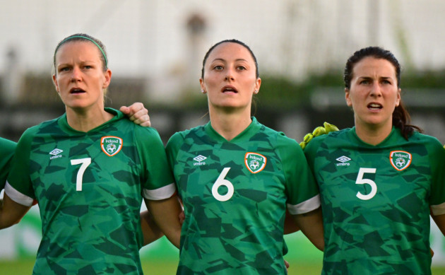 diane-caldwell-megan-campbell-and-niamh-fahey-during-the-national-anthem