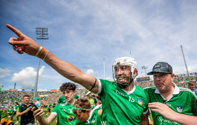 aaron-gillane-celebrates-after-the-game-with-fans