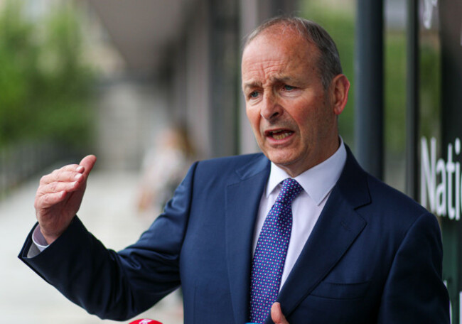 tanaiste-micheal-martin-talking-to-the-media-at-the-national-economic-dialogue-conference-in-dublin-castle