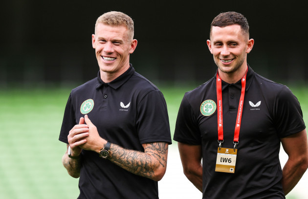 james-mcclean-and-alan-browne-before-the-game