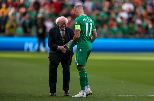 president-of-ireland-michael-d-higgins-presents-james-mcclean-with-his-100th-cap