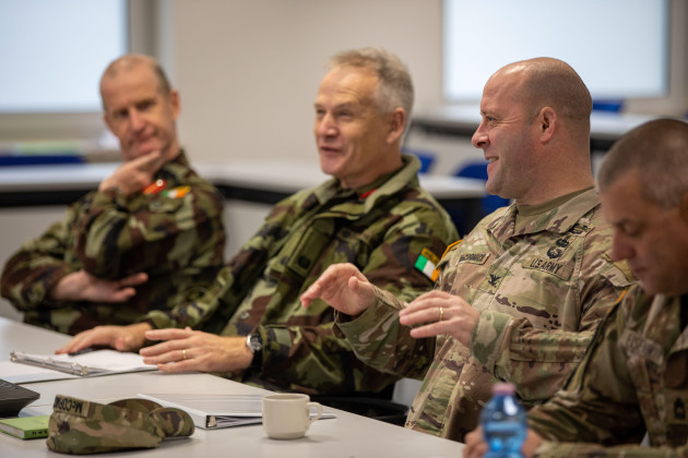 u-s-army-col-heath-mccormick-joint-multinational-simulations-center-talks-with-irish-defense-force-brig-gen-tony-cudmore-and-brig-gen-brendan-mc-guinness-during-a-visit-to-grafenwoehr-training