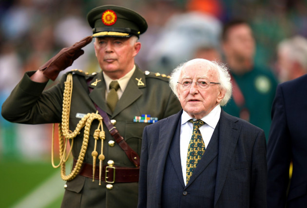 president-of-ireland-michael-d-higgins-right-before-the-uefa-euro-2024-qualifying-group-b-match-at-the-aviva-stadium-dublin-picture-date-monday-june-19-2023