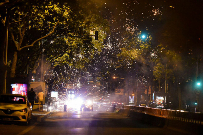 nanterre-france-27th-june-2023-urban-violence-breaks-out-following-the-death-of-a-17-year-old-youth-killed-by-a-police-officer-during-a-traffic-stop-in-nanterre-paris-outskirts-france-on-the-nig