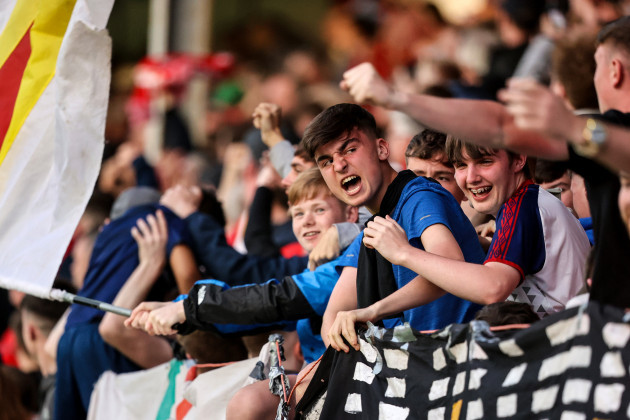 st-pats-fans-celebrate-after-conor-carty-scores-their-teams-second-goal