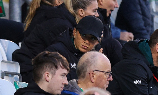 katie-mccabe-in-the-stand-during-the-second-half