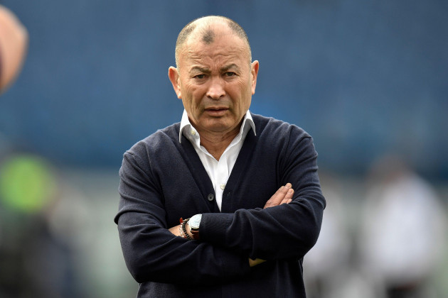 rome-italy-13th-feb-2022-eddie-jones-head-coach-of-england-during-the-six-nations-2022-trophy-rugby-match-between-italy-and-england-in-roma-olimpico-stadium-februari-12th-2022-photo-antonietta