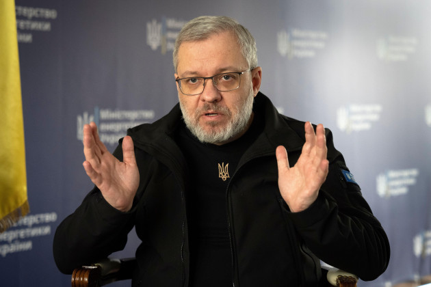 herman-halushchenko-ukraines-energy-minister-talks-during-an-interview-with-the-associated-press-in-kyiv-ukraine-tuesday-april-11-2023-halushchenko-says-the-country-has-begun-resuming-electric