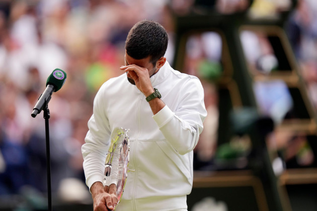 serbias-novak-djokovic-cries-after-losing-to-spains-carlos-alcaraz-in-the-mens-singles-final-on-day-fourteen-of-the-wimbledon-tennis-championships-in-london-sunday-july-16-2023-ap-photoalbert