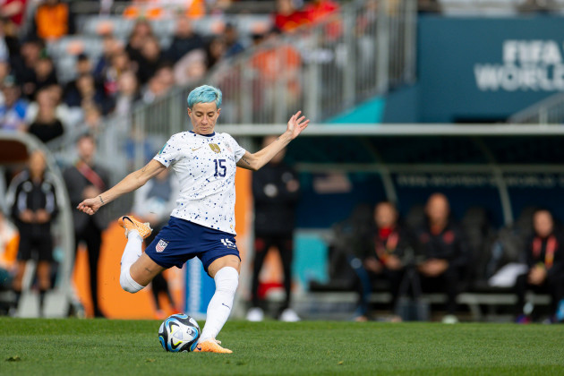 july-22-2023-auckland-ni-new-zealand-auckland-new-zealand-22nd-july-2023-megan-rapinoe-of-usa-during-the-2023-fifa-womens-world-cup-group-e-football-match-between-usa-and-vietnam-at-eden-park