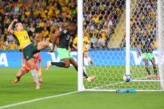 brisbane-australia-27th-july-2023-july-27-2023-brisbane-australia-brisbane-australia-july-27th-2023-osinachi-ohale-3-nigeria-scores-her-teams-second-goal-during-the-fifa-womens-world-cup