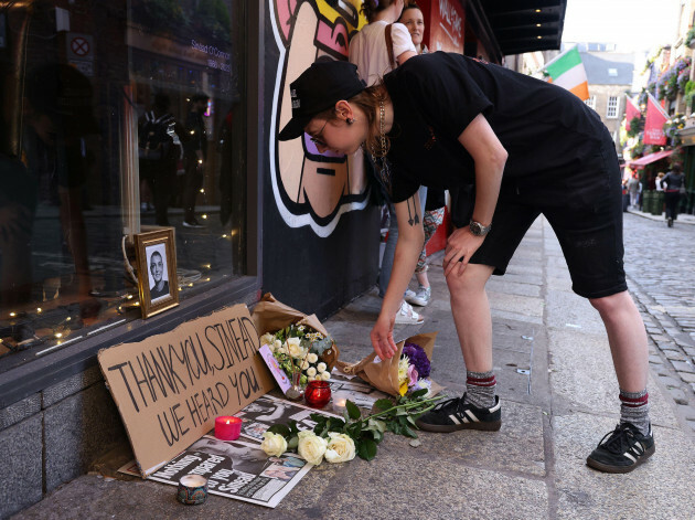 lenny-coffey-pays-tribute-to-sinead-oconnor-at-the-irish-rock-n-roll-museum-in-the-temple-bar-area-of-dublin-after-her-death-at-the-age-of-56-the-irish-singer-was-found-unresponsive-at-a-home-i