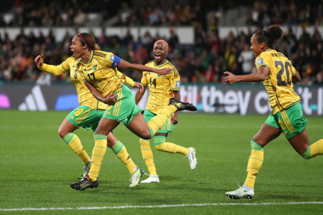 jamaicas-allyson-swaby-left-celebrates-with-teammates-after-scoring-the-opening-goal-during-the-womens-world-cup-group-f-soccer-match-between-panama-and-jamaica-in-perth-australia-saturday-july