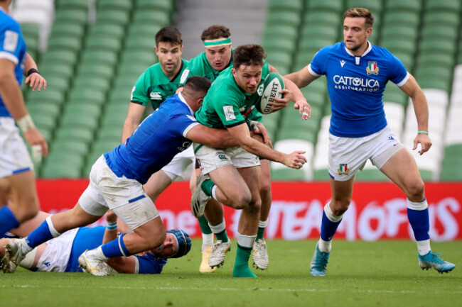 hugo-keenan-is-tackled-by-braam-steyn