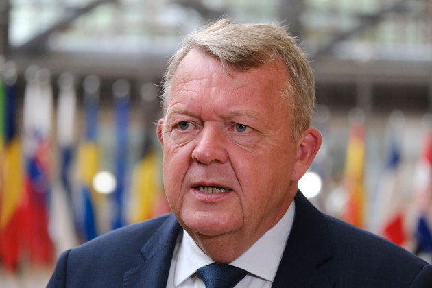 brussels-belgium-20th-july-2023-lars-lokke-rasmussen-minister-of-foreign-affairs-arrives-for-a-meeting-of-eu-foreign-affairs-council-fac-at-the-eu-headquarters-in-brussels-belgium-on-july-20