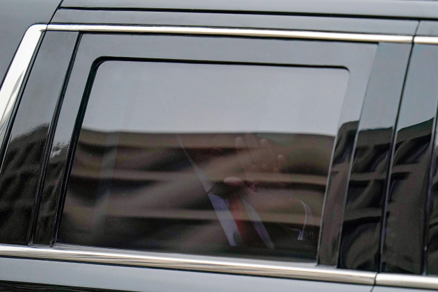 former-president-donald-trump-waves-from-his-motorcade-as-he-leaves-the-e-barrett-prettyman-u-s-federal-courthouse-thursday-aug-3-2023-in-washington-ap-photojulio-cortez