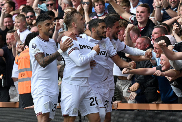 west-ham-uniteds-jarrod-bowen-centre-celebrates-scoring-their-sides-first-goal-of-the-game-during-the-premier-league-match-at-the-vitality-stadium-bournemouth-picture-date-saturday-august-12-2