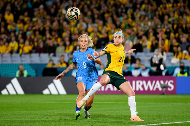sydney-australia-16th-aug-2023-sydney-australia-august-16-2023230816-rachel-daly-of-england-and-ellie-carpenter-of-australia-during-the-fifa-womens-world-cup-semifinal-between-australia-and-en
